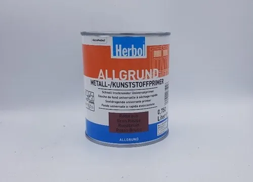 Herbol Allgrund Metall / Kunststoffprimer Rotbrauch 0,750 Liter