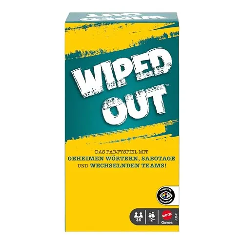 Mattel Games Wiped Out Partyspiel