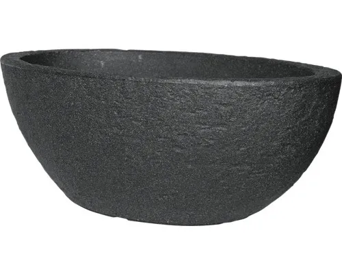 Blumenschale geli Stone Kunststoff 60 x 34 x 23 cm anthrazit