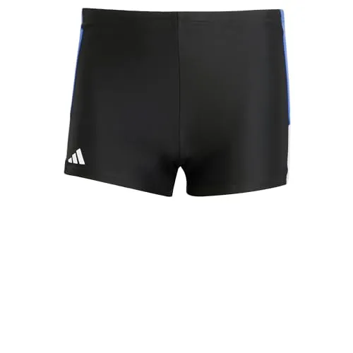 adidas Block Boxer Badehose Gr 5 schwarz - Badehose in Schwarz, Größe 5, mit Stretch für optimalen Komfort beim Schwimmen. Hochwertiges Material aus 80% Polyamid und 20% Elasthan für eine perfekte Passform.