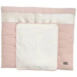 Bebe's Collection Wickelauflage Prinz & Prinzessin 2023, Rosa, Textil, Füllung: Polyester, 85x70 cm, Oeko-Tex® Standard 100, Bezug waschbar, Pflegen, Wickeln, Wickelauflage