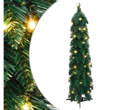 vidaXL Künstlicher Weihnachtsbaum mit Beleuchtung 45 LEDs 90 cm