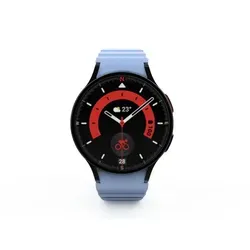 SYSTEM-S Armband 20 mm aus Silikon magnetisch für Samsung Galaxy Watch 5 4 in Blau - Blau