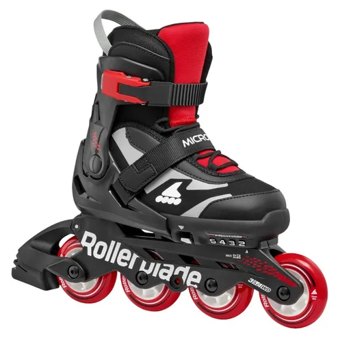 Rollerblade Microblade Inline Skates für Kinder - Skates, größenverstellbar von 36,5 bis 40,5, ideal für Anfänger, einfaches Push-Button System für schnelles Anpassen und Mitwachsen.