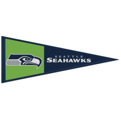 NFL Seattle Seahawks Wool Primary Wimpel Pennant Banner 80x35cm 194166475113