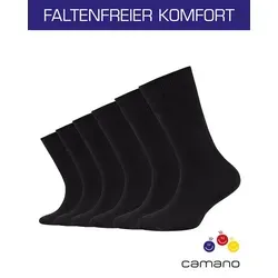 camano 6er-Set: Socken in Schwarz, Größe 39-42, Baby von Camano