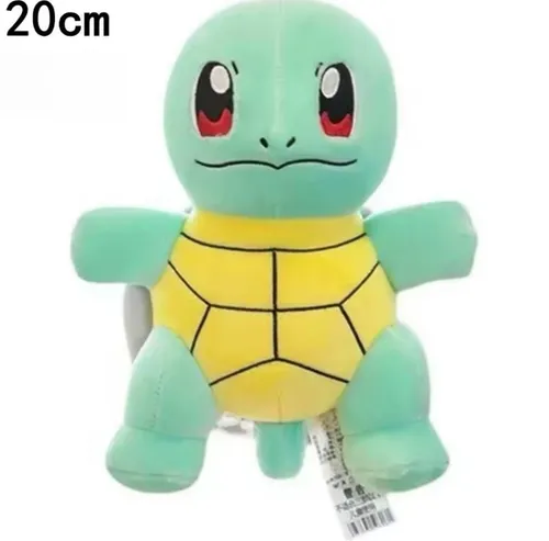Pokémon PKW2264-20cm Plüsch - Schiggy, offizielles Plüsch - Stofftier & Teddybär, superweiches 20 cm Schiggy Plüsch, ideal zum Kuscheln und Mitnehmen für Pokémon-Fans ab 2 Jahren.