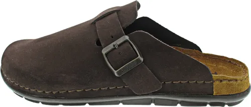 Rohde Herren Pantoffel Rodigo-H 6742 - Bequeme Lederhausschuhe in Braun, Größe 47 EU - Bequeme Hausschuhe aus Leder mit Memoryfussbett für optimalen Tragekomfort und rutschfester Sohle – ideal für den Alltag!