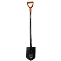 PROREGAL Spaten 1200 Flach Mattpowder - Hochwertiger Spaten für Garten- und Landschaftsbau. Robuste Bauweise und ergonomischer Griff sorgen für eine mühelose Handhabung. Ideal für professionelle Anwendungen und Hobbygärtner.