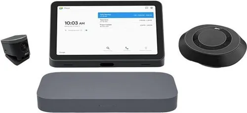 ASUS Google Meet Small/Medium Room Kit GQE20A-G5003UN - Komplettes Set für Videokonferenzen in kleinen bis mittelgroßen Räumen, inklusive hochwertiger Kamera und Mikrofon für optimale Bild- und Tonqualität.