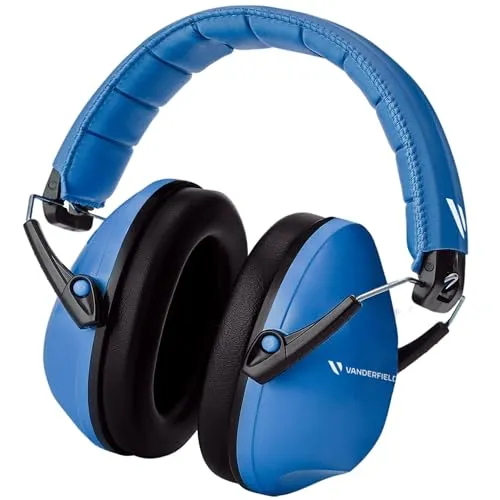 Vanderfields Kopfhörer Gehörschutz Kinder 3-16 Jahre - 27dB SNR - Lärmschutz Kopfhörer Kinder Gehörschutz - Kopfhörer Schule Konzentration, Schlagzeug, Autisten, Konzert - Ohrenschützer