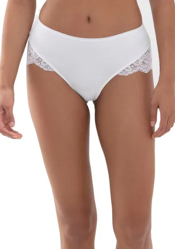 Mey Taillenslip ORGANIC COTTON mit Spitzenverzierung in weiß von mey