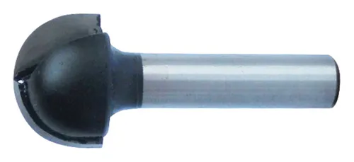 Hohlkehlfräser Schaft-ø8mm HW R4,8 - Zubehör für Elektrowerkzeug, ideal zum Ausformen von Hohlkehlen in Holzwerkstoffen mit 2 Hartmetallschneiden für präzise Ergebnisse.