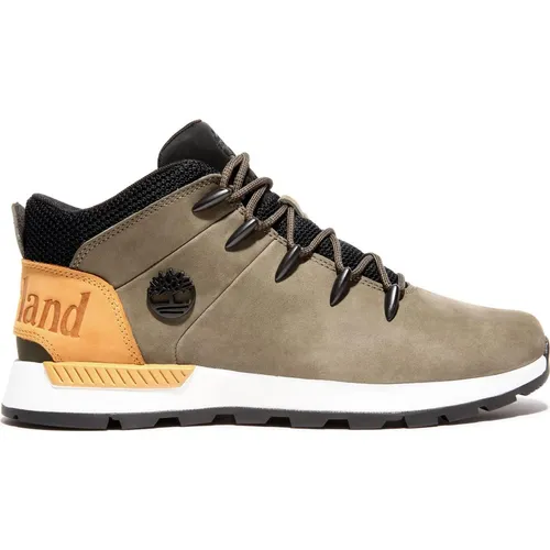 Timberland Mens Mid Lace UP Sneaker Leaf Green von Timberland