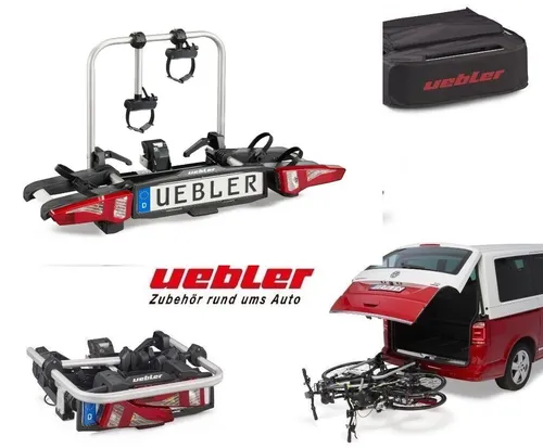 Uebler i21 Fahrradträger Heckträger für AHK 90° VW T5 T6 mit Tasche 15920