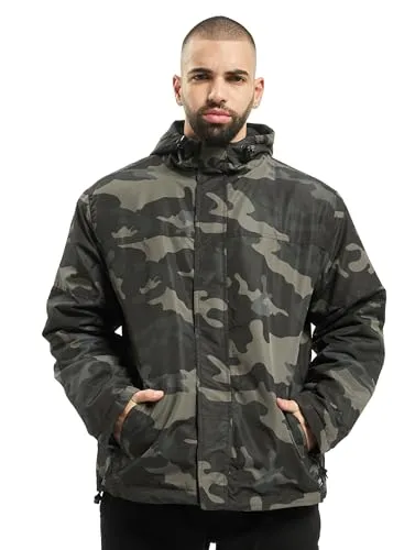 Brandit Frontzip Windbreaker - Dark Camo, Größe XL - Funktionsjacke mit modernem Look, bietet langanhaltenden Tragekomfort und praktische Reißverschlusstaschen für Herren.