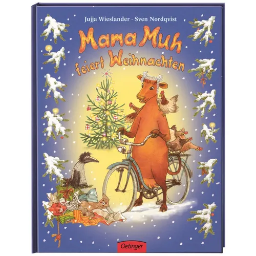 Mama Muh feiert Weihnachten - Weihnachtliches Kinderbuch für Kinder ab 4 Jahren - Bücher für 4-8 Jahre, bezauberndes Weihnachtsabenteuer mit Mama Muh, ideal zum Vorlesen und für die Festtage.