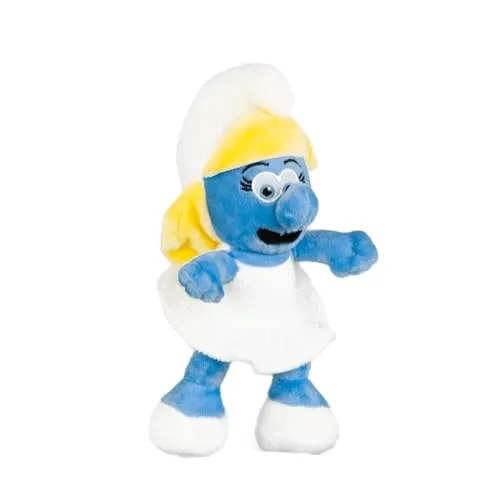 Teddys Rothenburg Kuscheltier Schlumpfine blau/weiß/gelb 20 cm Plüschschlumpf