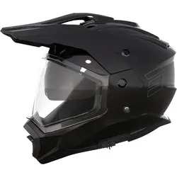 Shot Trek Solid Motocross Helm, schwarz, Größe XS für Männer - Motorradhelme mit hypoallergenem, belüftetem Innenfutter, waschbar und ideal für maximalen Komfort und Hygiene.