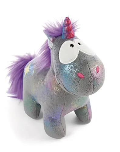 NICI Kuscheltier Einhorn Star Bringer 22 cm – Stofftier aus weichem Plüsch zum Kuscheln und Spielen, Plüschtier für Kinder & Erwachsene, 48630, tolle Geschenkidee, grau