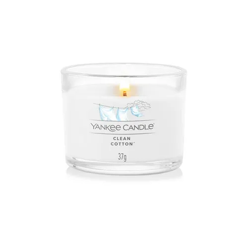 Produktbild YANKEE CANDLE Glasvotivkerze CLEAN COTTON 37 g Duftkerze