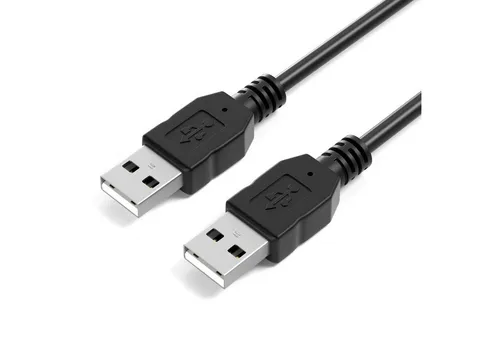JAMEGA USB Kabel - Datenkabel USB A zu USB A Verbindungskabel USB-Kabel, USB Typ A, USB A (200 cm)