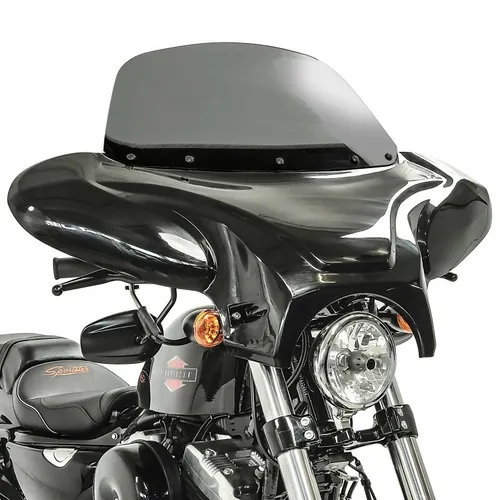 Batwing Windschild für Suzuki Intruder VS 800 Verkleidung rauchgrau
