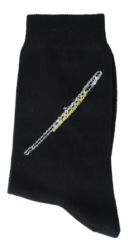 Socken mit Querflöten ind Schwarz Gr. 39/42