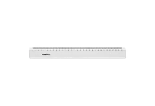 Erich Krause Lineal, Lineal 30cm Kunststoff 1 Stück Klar transparent