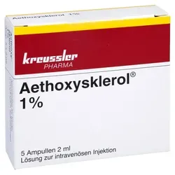 Produktbild Aethoxysklerol 1% Injektionslösung 5X2 ml
