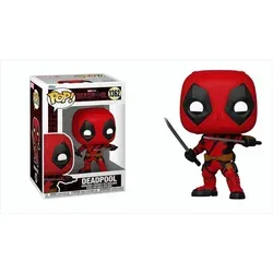 Deadpool & Wolverine POP! Marvel Vinyl Figur Deadpool 9 cm - Rot