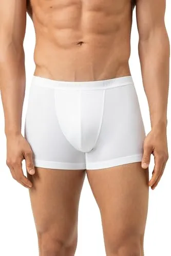 Mey Tagwäsche Herren Shorties Weiß M(5) - Bequem und Klassisch - Klassische Herren Shorties mit super softem Material und flachen Beinabschlüssen. Ideal für den täglichen Komfort ohne auftragende Seitennähte.