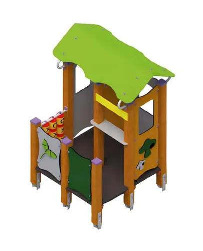 Spielplatz Kinderzelt Spielhaus – Mehrfarbiges Spielvergnügen - Ideal für Kinder von 1 bis 11 Jahren! Dieses moderne Spielhaus regt die Fantasie an und bietet viel Platz zum Spielen. Mit einer Höhe von 220 cm ist es perfekt für Abenteuer im Freien.