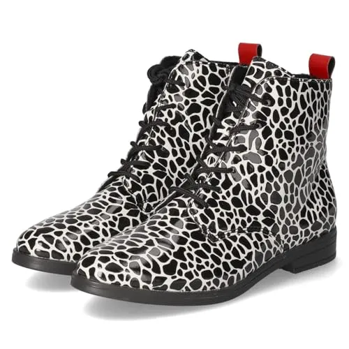 Rieker Damen 46221 Schnürstiefel, Mehrfarbig, 40 EU - Wanderschuhe mit flauschigem Samtvelour-Futter, extra weicher Decksohle und griffiger, flexibler Sohle für optimalen Komfort und Halt.