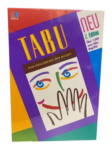 TABU Wer umschreibt, der bleibt! MB Spiele 2.Edition Neu in Folie sealed OVP
