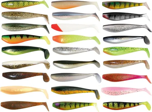 Fox Rage Zander Pro Shad Gummifische 7,5cm, Farbe:Hot Olive