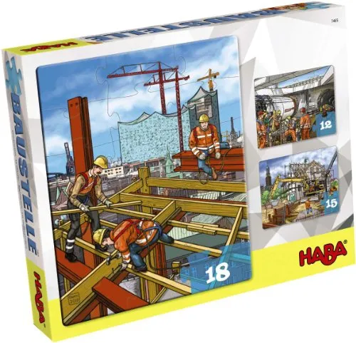 HABA 7465 Puzzles Baustelle