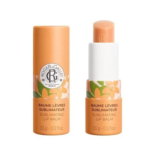 Roger&Gallet – Lippenbalsam Sublimateur Neroli – pflegende Pflege & natürlicher Glanz – Geschmack Feige Gourmande – 98 % natürlich – vegan – hergestellt in Frankreich – 3,5 g