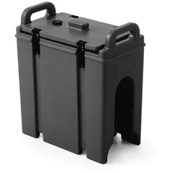 Hendi Thermo Getränkebehälter mit Ablasshahn - Sonstige Gastronomieartikel - Robustes und isoliertes Gehäuse für heißen und kalten Getränke-Transport, ideal für Events mit bequemen Transportgriffen und einfachem Öffnen dank 4 Schwerlastklammern.