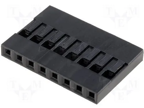 Stück Pinheader Buchsenstecker Raster 2,54mm einreihig 8-polig 10