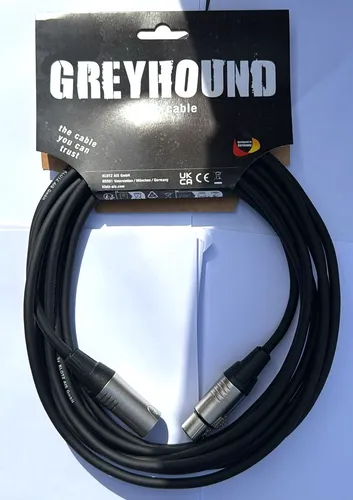 KLOTZ Greyhound GRG1FM05.0 Mikrofonkabel 5m Schwarz NEU