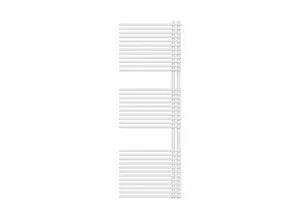Sanotechnik Badheizkörper Wien - Handtuchheizkörper 60x170,8 cm - Heizkörper für Indoor, pulverbeschichtet in Weiß, bietet maximale Heizleistung von 900 W und ist ideal für den Anschluss an die Zentralheizung.