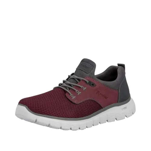 Rieker Herren Sneaker rot kombi Gr. 47 - Sportlicher Rieker Sneaker in Rot, ideal für den Alltag! Mit elastischem Einstieg und ultraleichter Sohle für höchsten Tragekomfort. Perfekt für aktive Tage!