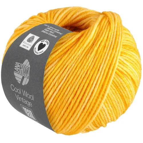 Wolle Kreativ! Lana Grossa - Cool Wool Vintage 7376 gelb 50 g