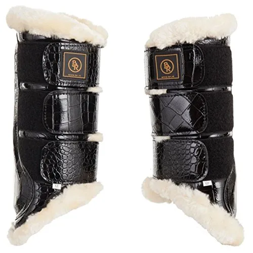 BR Gamaschen Fellgamaschen Majestic M schwarz