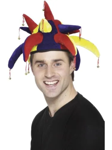 Smiffys Narrenkappe, mit Schellen Halloween