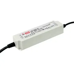 MW LPF-60D-42 LED-Trafo 60W 42V DC - Treiber mit festen Anschlussleitungen, dimmbar und ideal für LED-Anwendungen mit hoher Effizienz von 90% und umfassendem Schutz gegen Kurzschluss und Überlast.