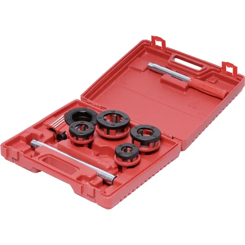 Rothenberger Industrial SuperCut Premium - 7-tlg. Gewindeschneidkluppensatz, präzise und langlebige Schneidwerkzeuge für professionelle Anwendungen