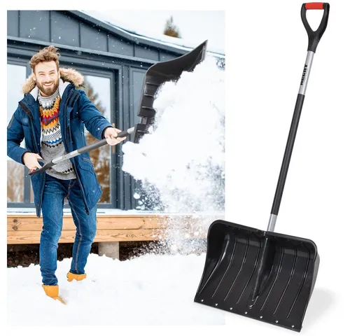 Hecht Schneeschieber Schneeschaufel 5400 GT, 54,00 cm Arbeitsbreite, mit 106,00 cm langem Stiel, Stahlprofilkante