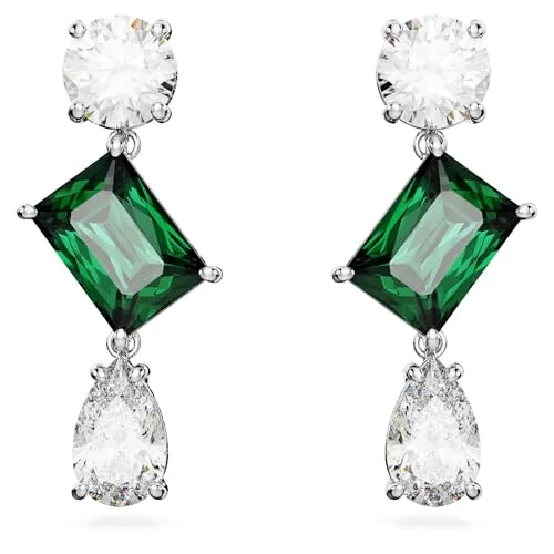 Swarovski Mesmera Drop-Ohrhänger in grün von Swarovski